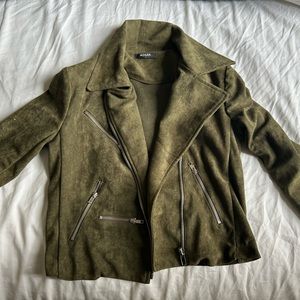 Azalea Velvet Green Jacket Size Medium